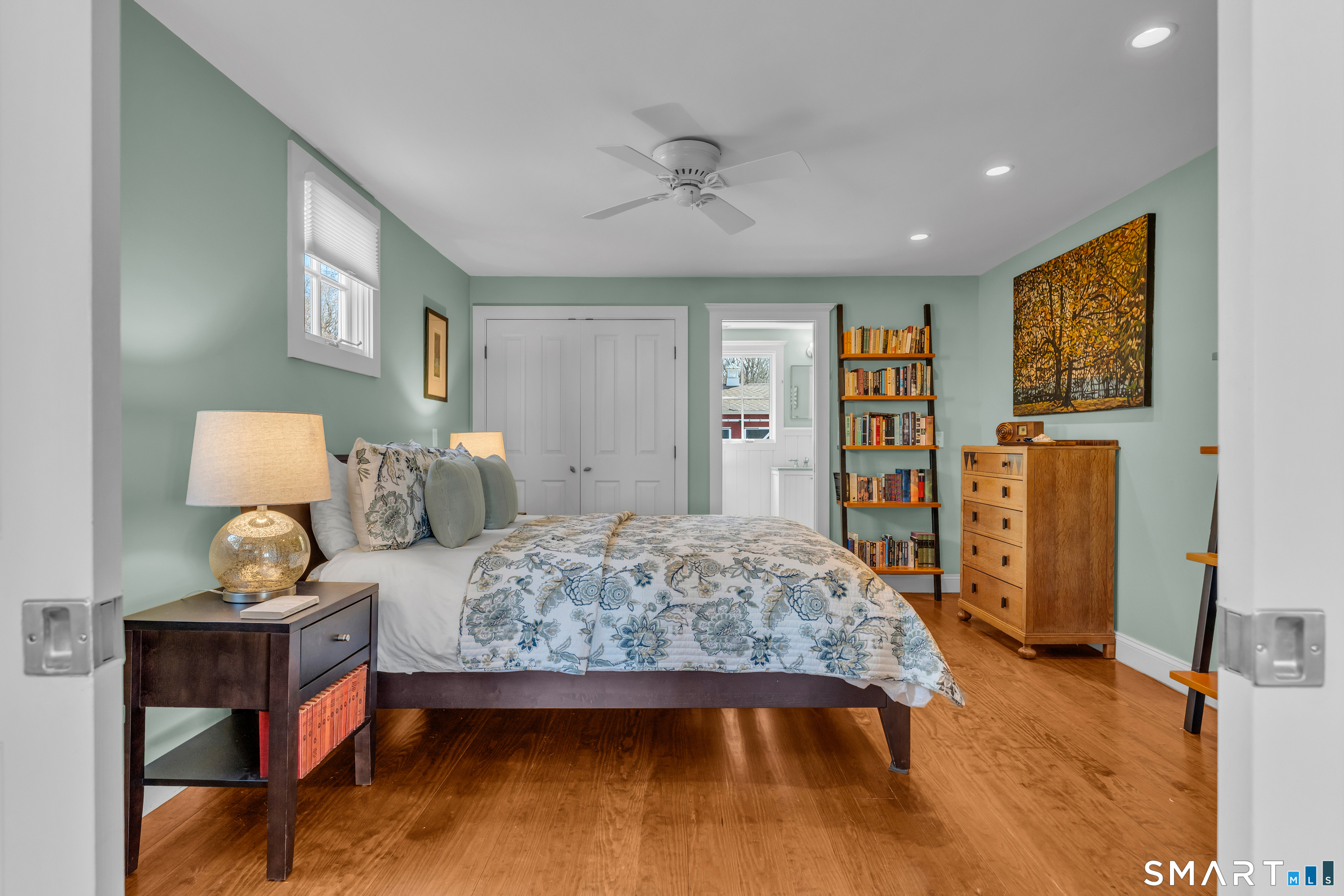 100 Old Black Point Road East Lyme, CT 06357 - Photo 18 of 40 One of two primary bedrooms... this has an on suite bath and is conveniently located on the main floor.