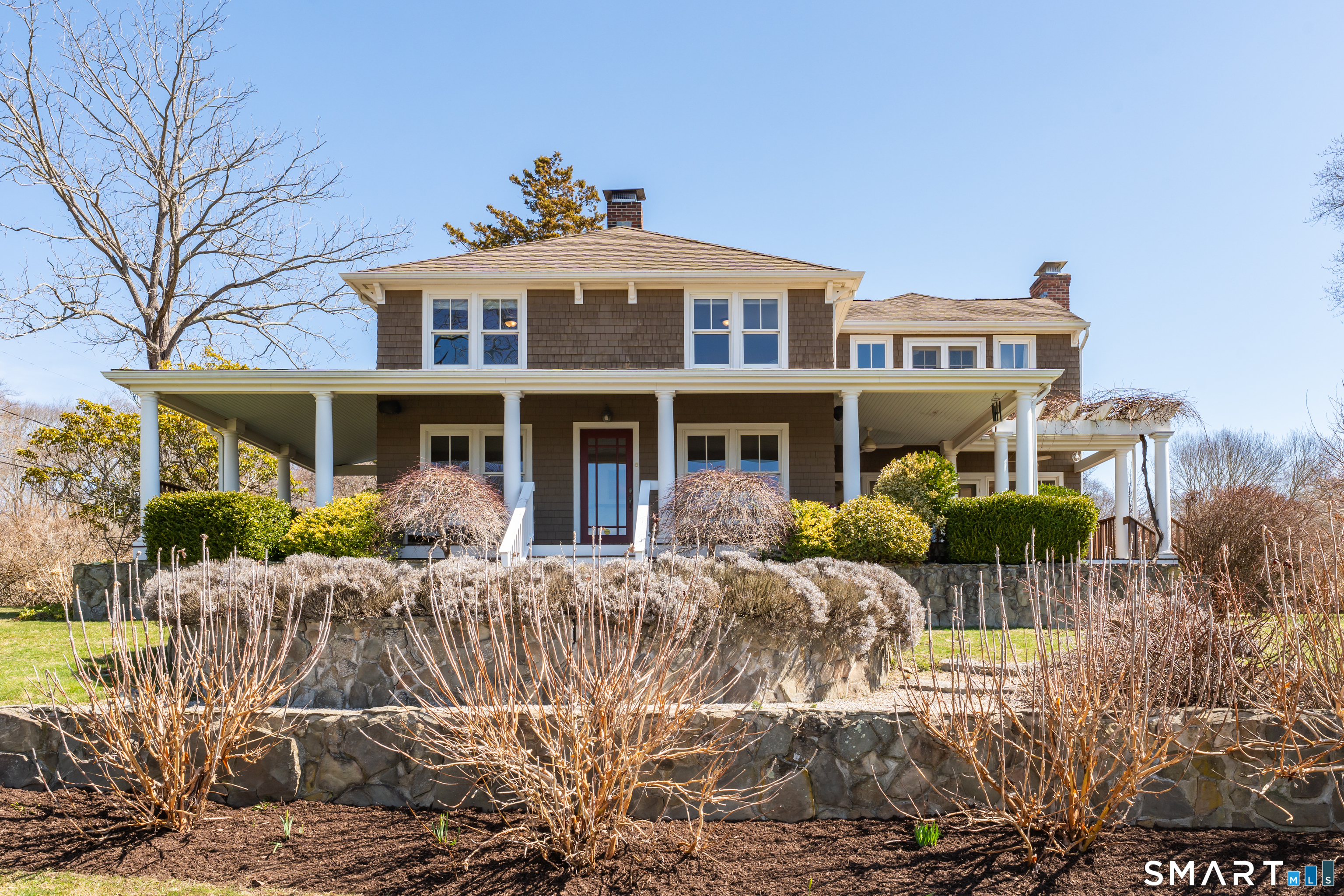 100 Old Black Point Road East Lyme, CT 06357 - Photo 4 of 40 This reimagined antique farmhouse was extensively renovated including soaring ceiling heights, and modern luxuries while maintaining the charm.