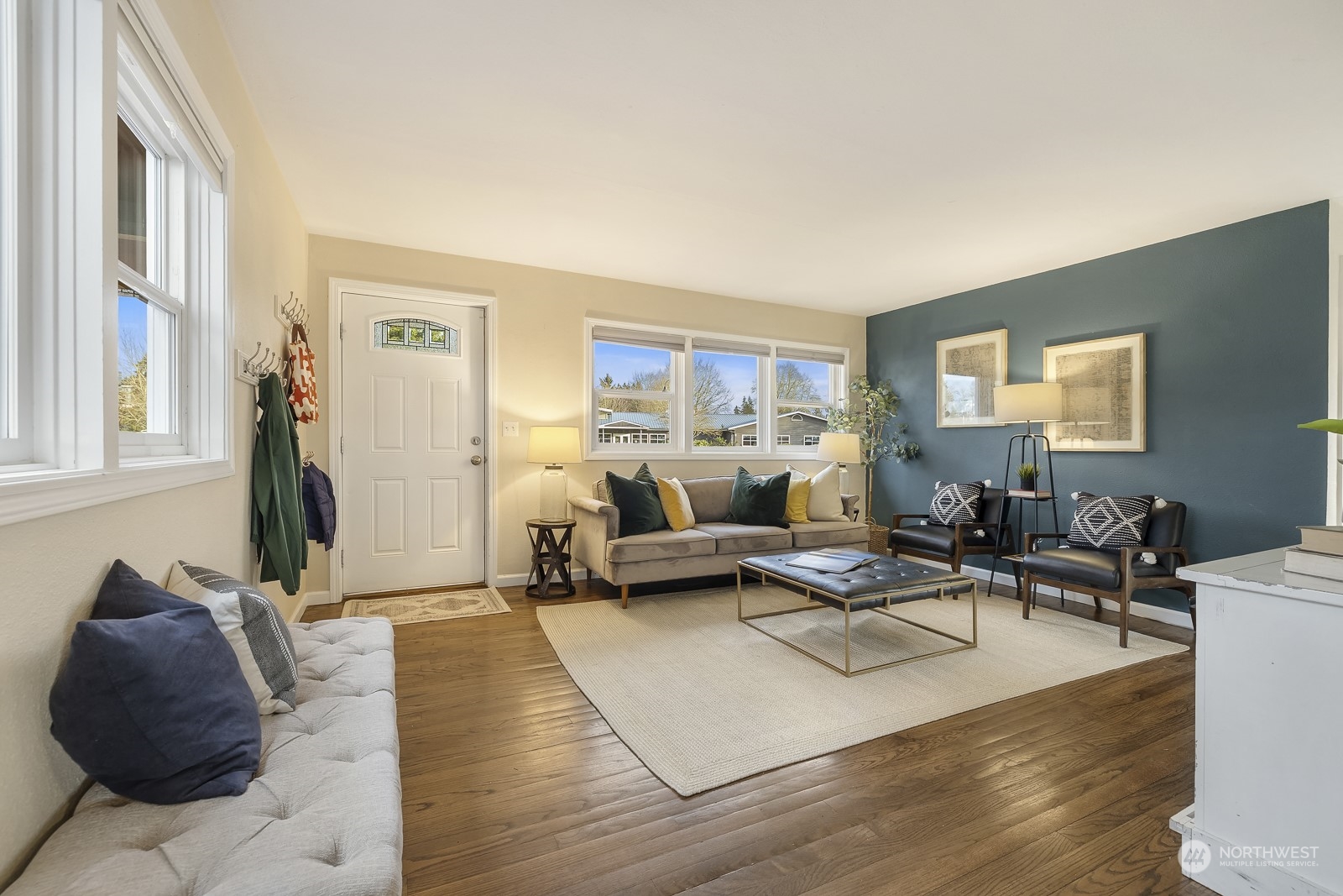 807 Edmonds Avenue Northeast Renton, WA 98056 - Photo 5 of 38 a living room with furniture and a large window