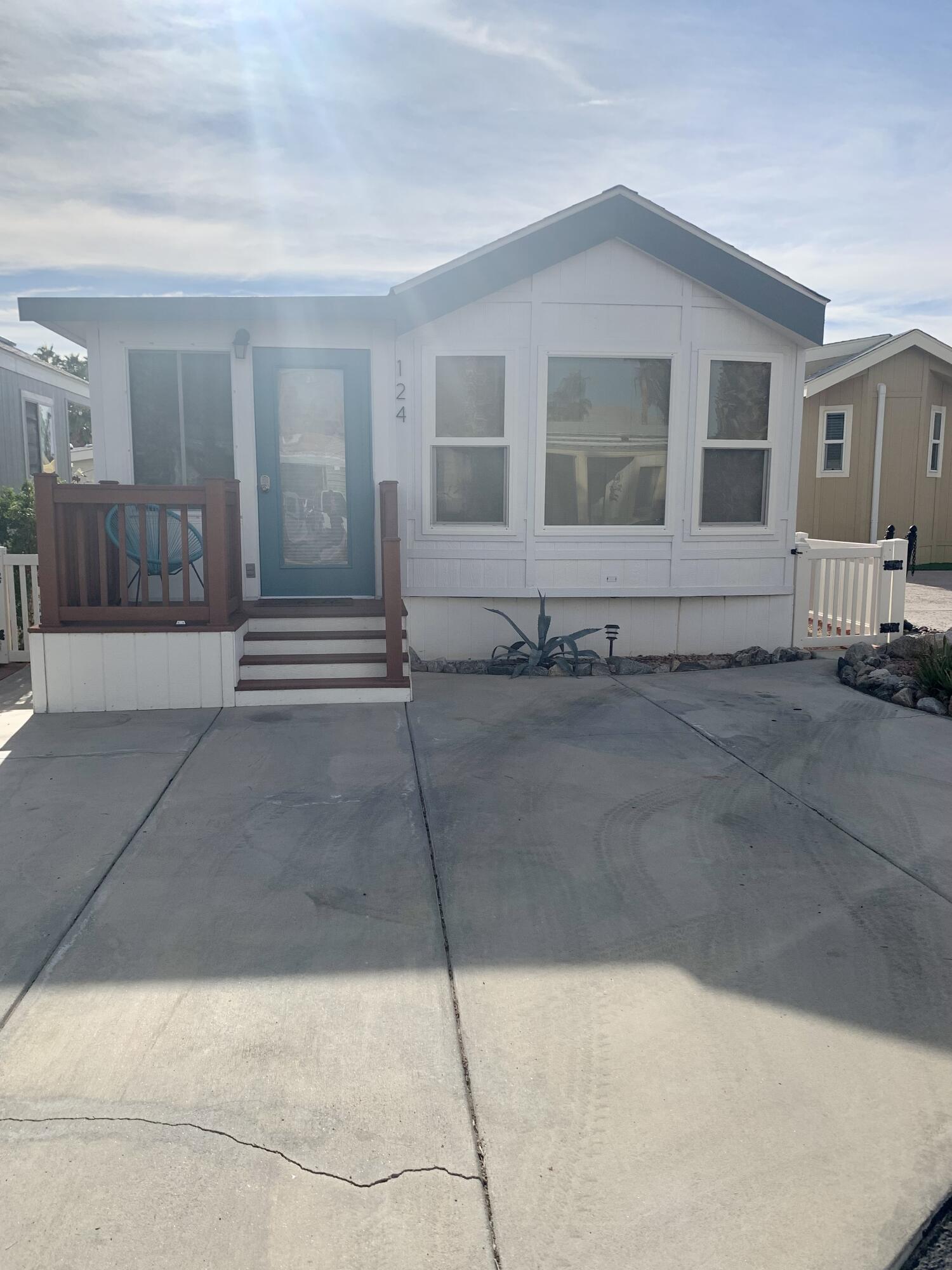 74711 Dillon Road, Unit 124 Desert Hot Springs, CA 92241 - Photo 1 of 12 74711 Dillon Rd Space 124 Front shot