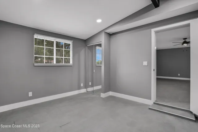 a view of empty room