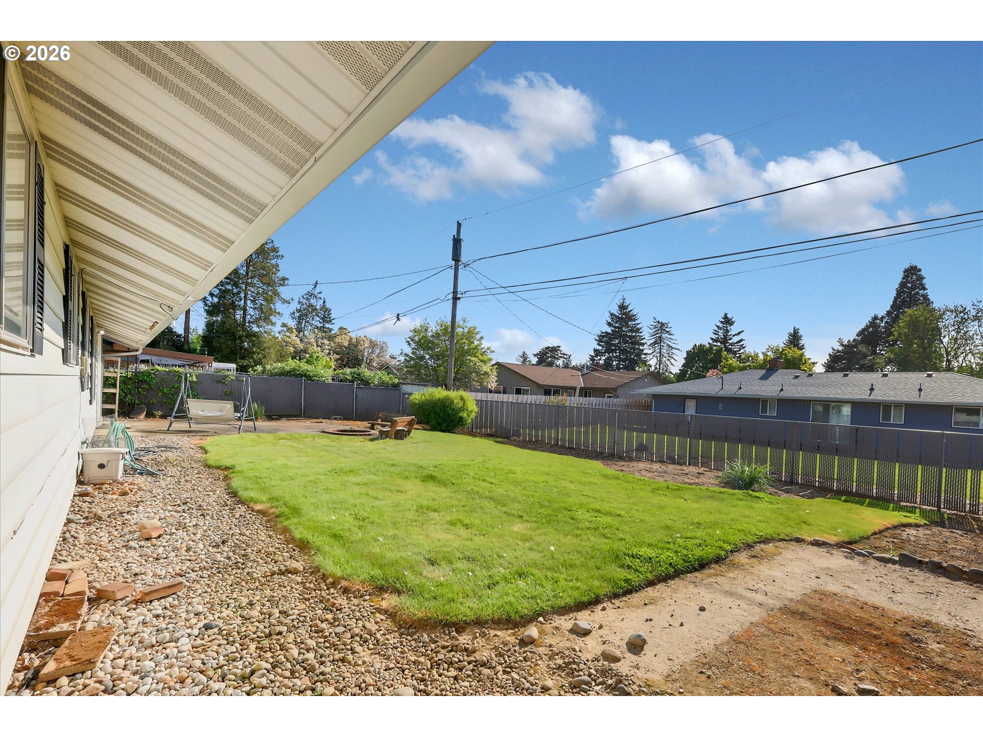 1035 Southeast 225th Avenue Gresham, OR 97030 - Photo 38 of 39 a view of a backyard of the house
