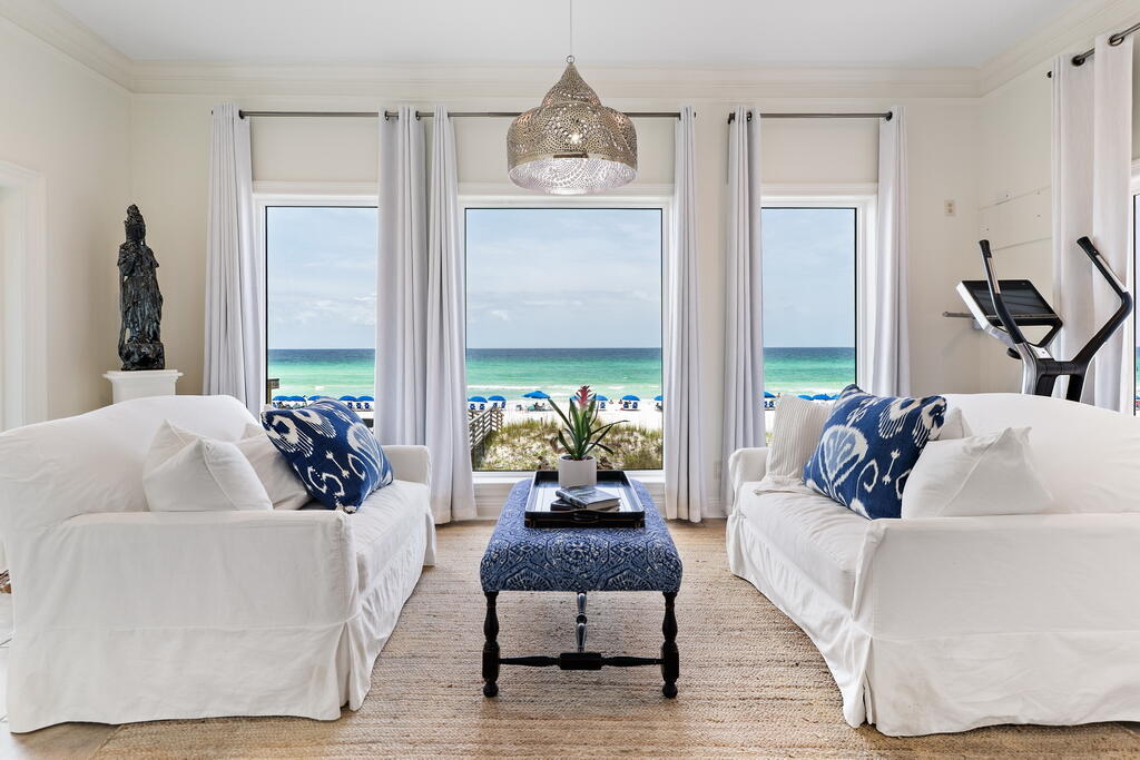 4748 Ocean Boulevard Destin, FL 32541 - Photo 3 of 80 a living room with furniture and a large window