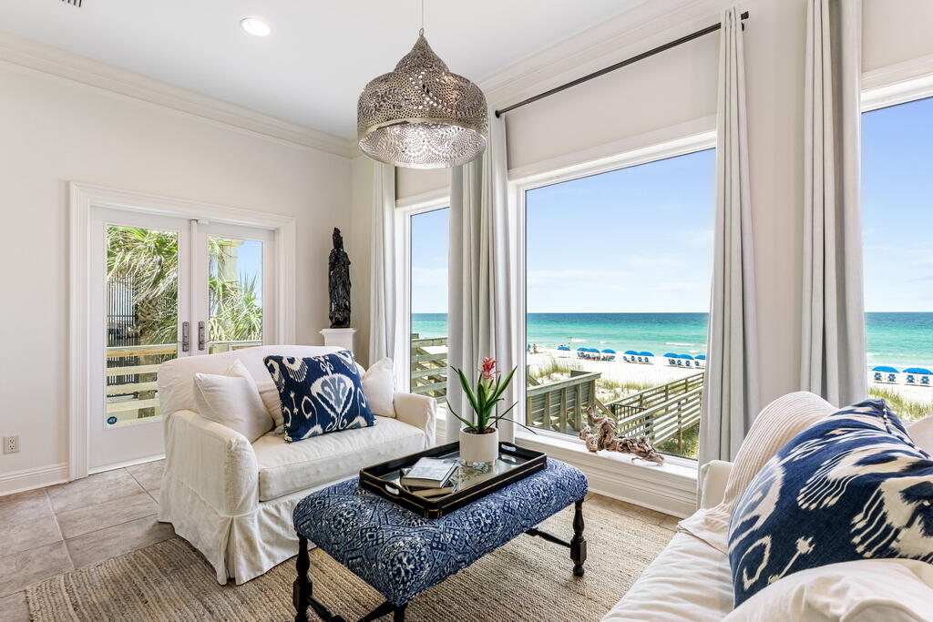 4748 Ocean Boulevard Destin, FL 32541 - Photo 4 of 80 a living room with furniture and a large window