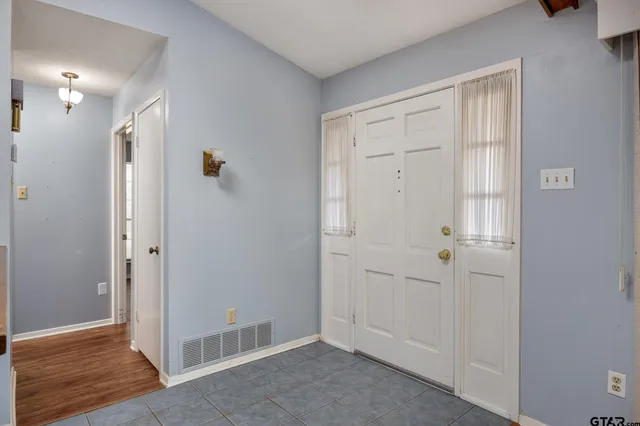 wooden view of an empty room