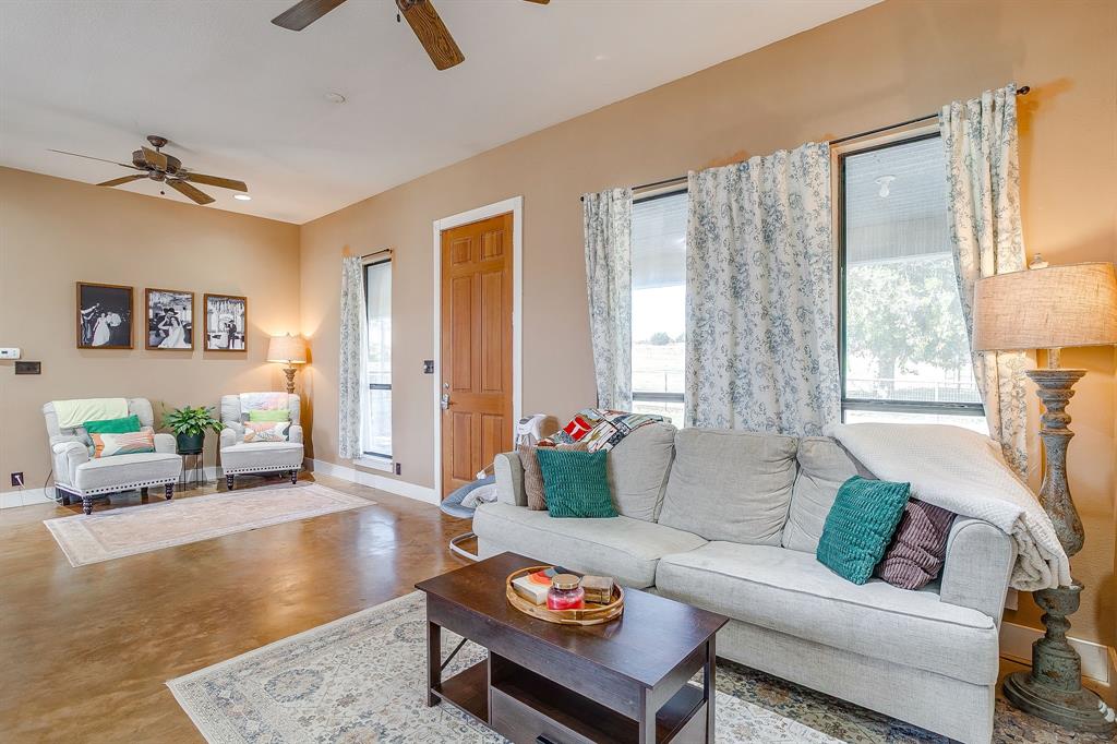 4200 Farm To Market 920 Weatherford, TX 76088 - Photo 9 of 40 a living room with furniture and a large window