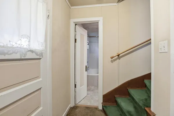 a view of a storage & utility room