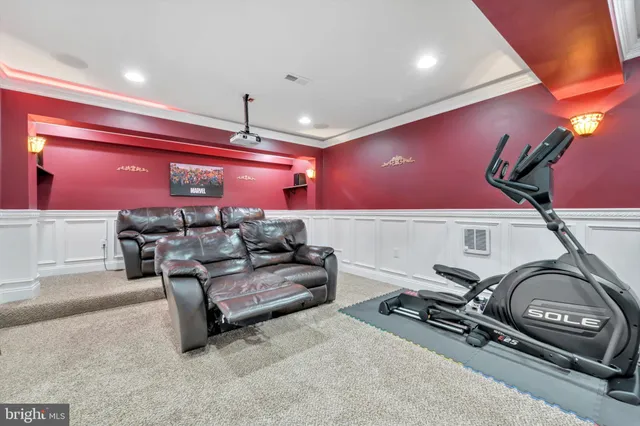 a view of a garden with houses