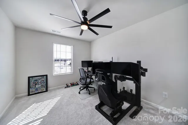 a view of workspace with a window