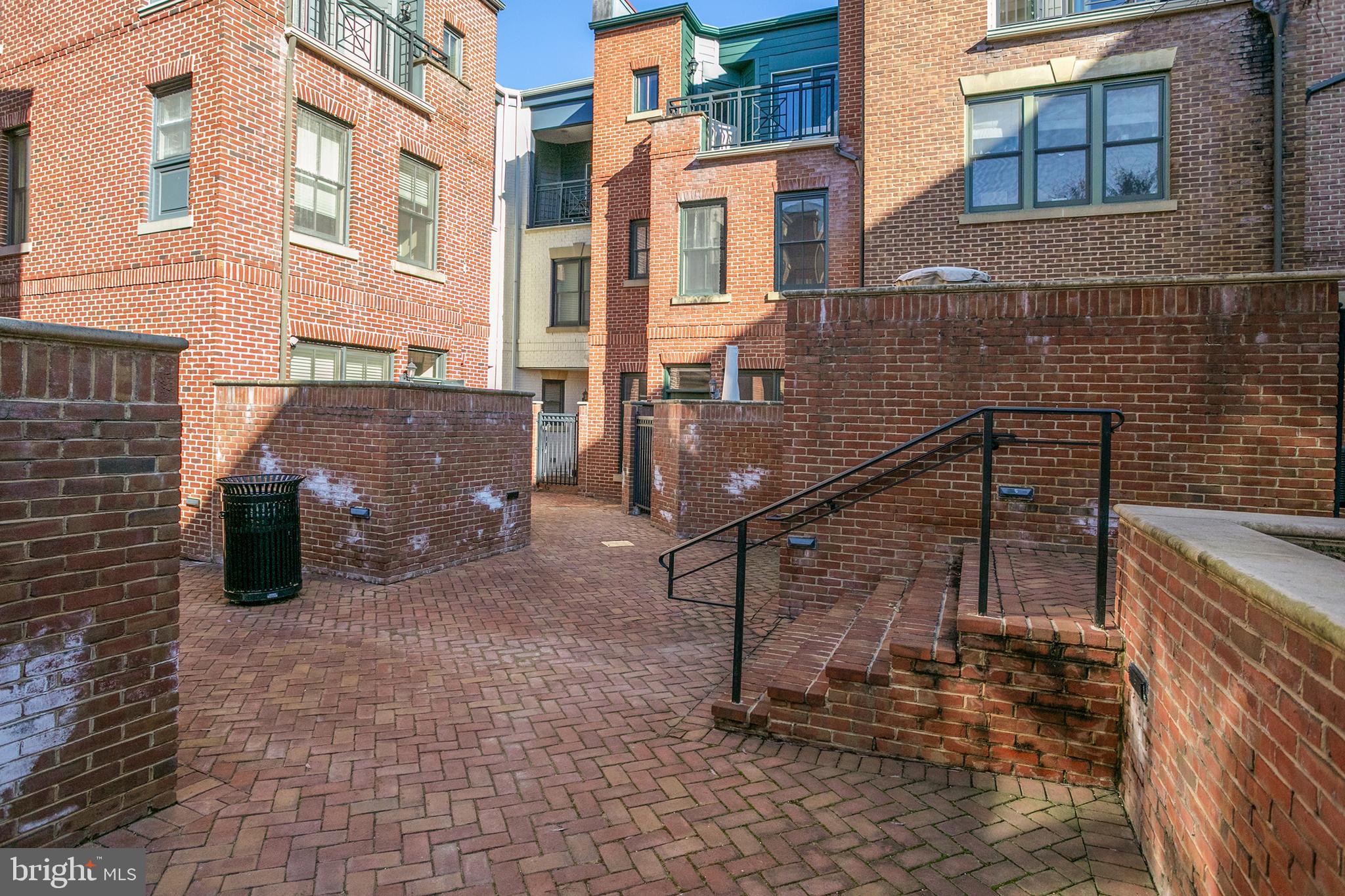 1300 Duke Street Alexandria, VA 22314 - Photo 28 of 36 Courtyard - leads to trash/garage/common elements