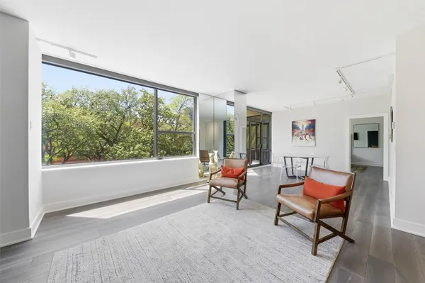 a room with furniture and a window