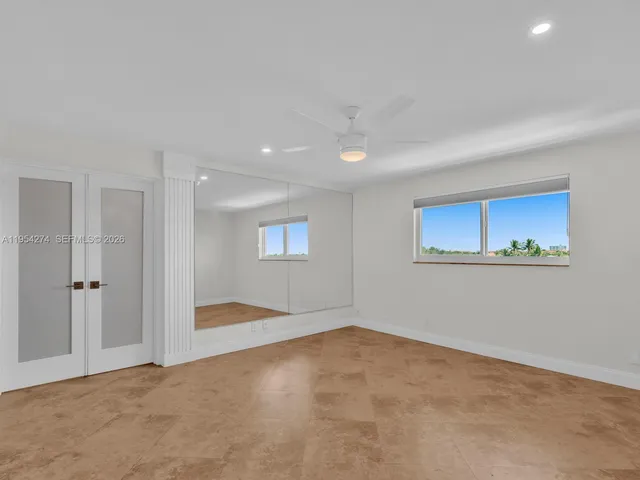 a view of an empty room