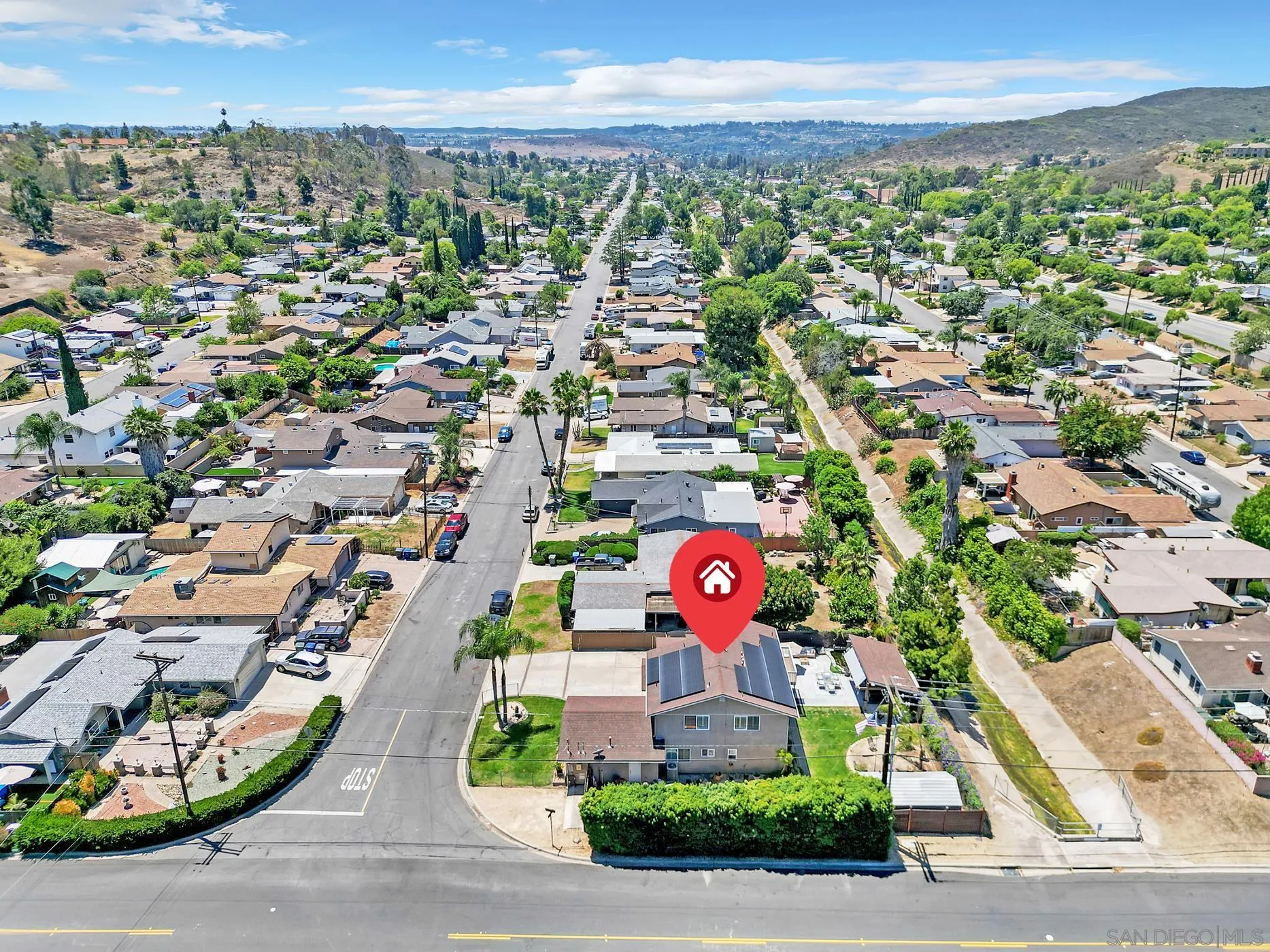 14228 Frame Road Poway, CA 92064 - Photo 49 of 49 an aerial view of a city