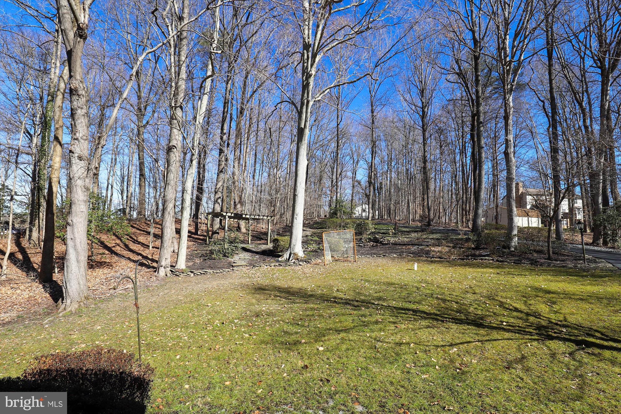 3220 Hickory Ridge Road Dunkirk, MD 20754 - Photo 37 of 39 Private Front Yard with Koi Pond and Sitting Area