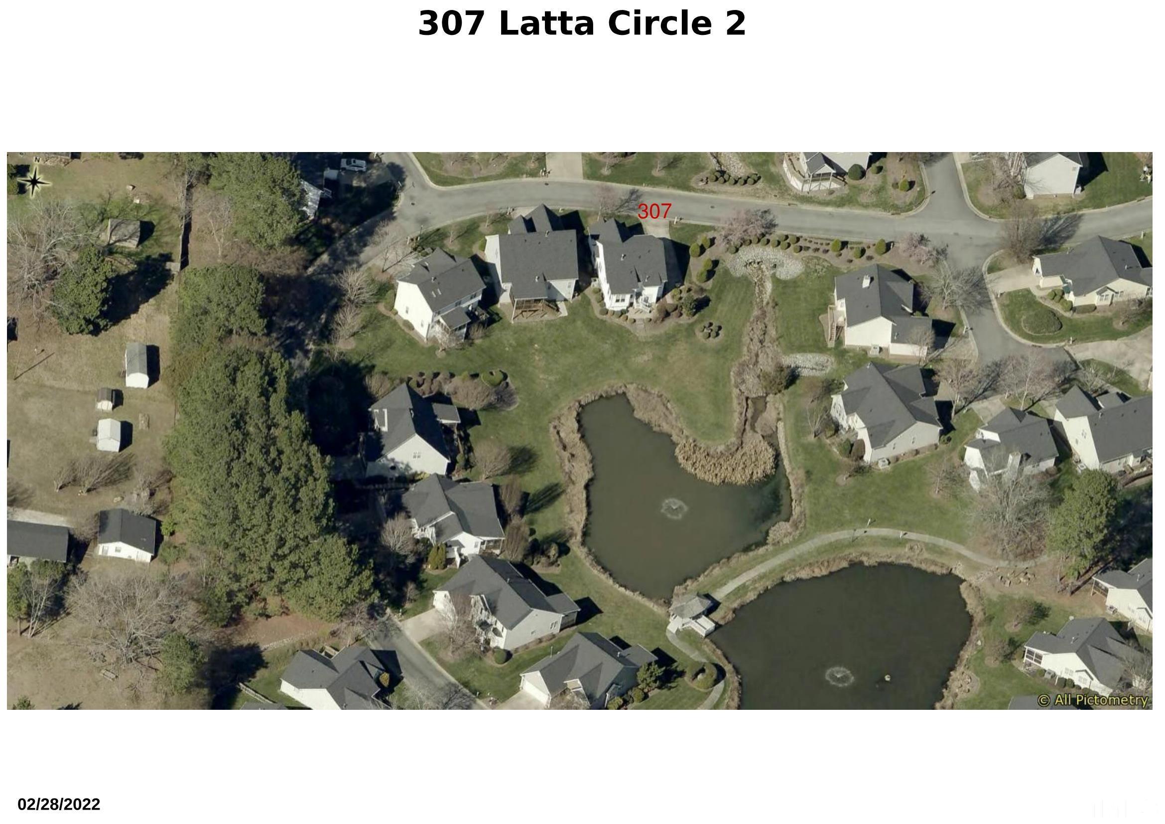 307 Latta Circle Durham, NC 27712 - Photo 37 of 37 an aerial view of a house