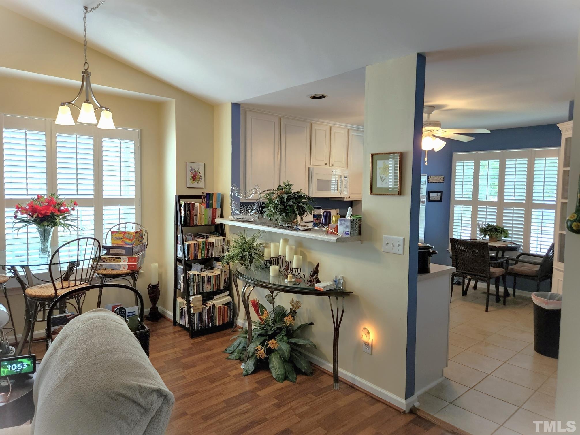 307 Latta Circle Durham, NC 27712 - Photo 8 of 37 a view of a a dining room with furniture window and outside view