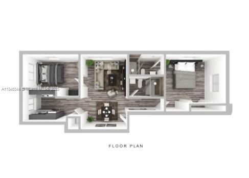 1552 Euclid Avenue, Unit 3 Miami Beach, FL 33139 - Photo 13 of 13 a view of a living room and kitchen