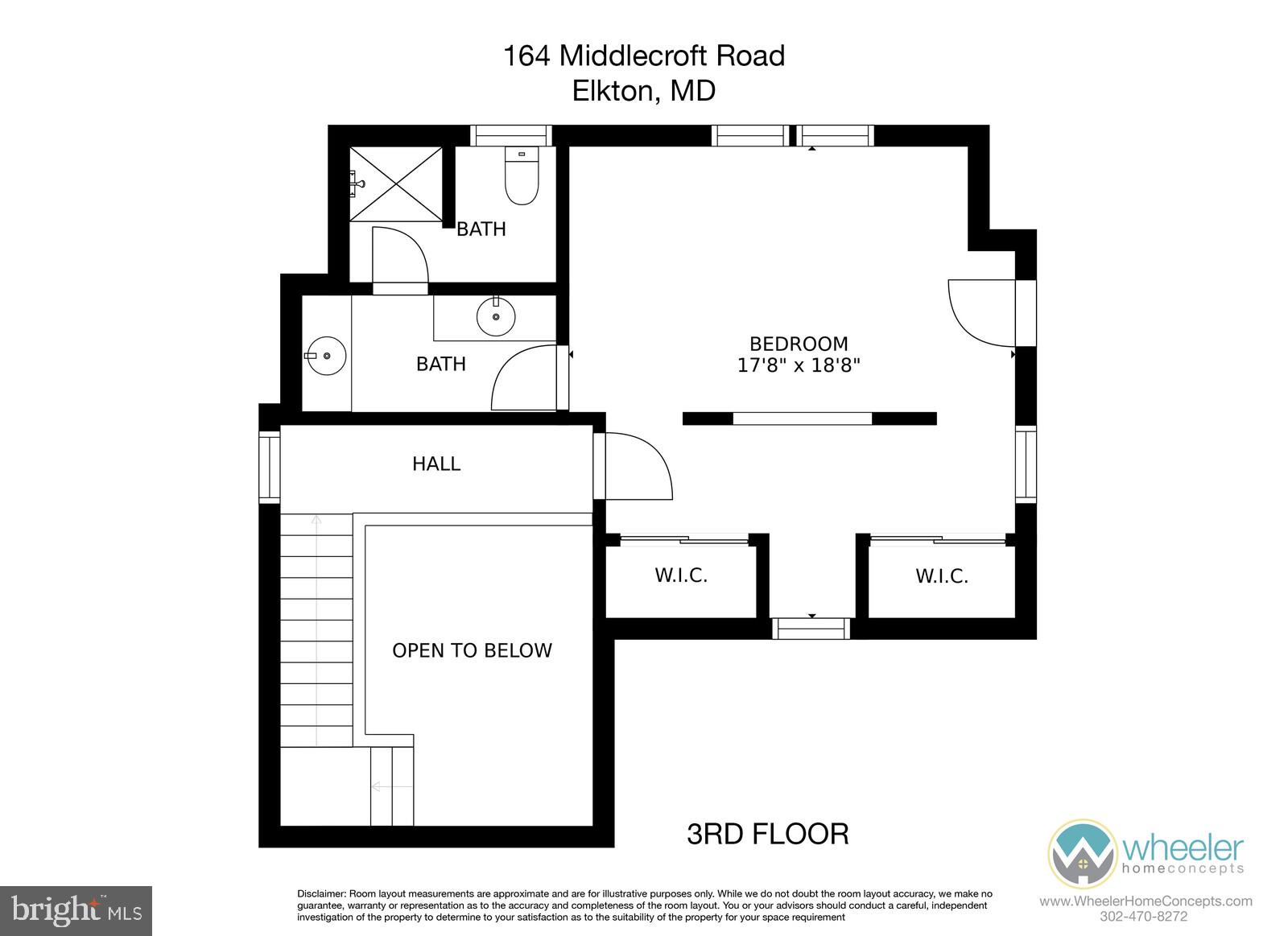 164 Middlecroft Road Elkton, MD 21921 - Photo 49 of 50 Upper level 2 floorplan