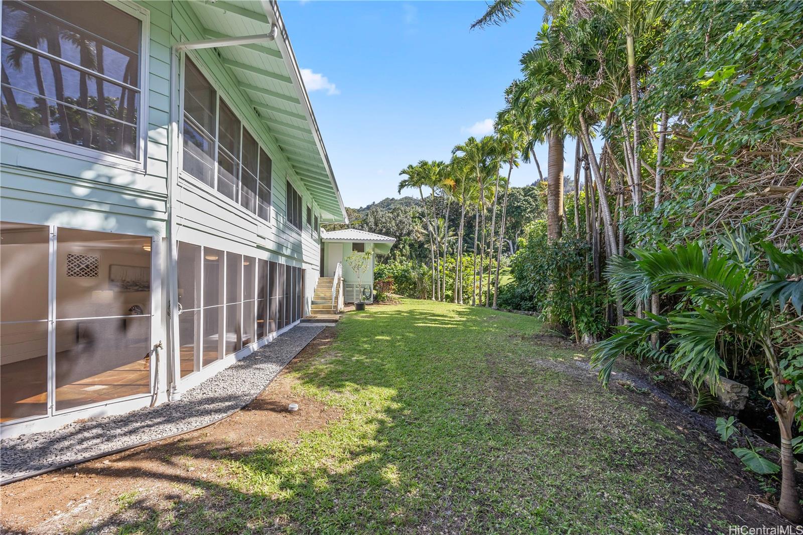 19 Hinalo Place Honolulu, HI 96817 - Photo 22 of 25 a view of a house with a yard and pathway