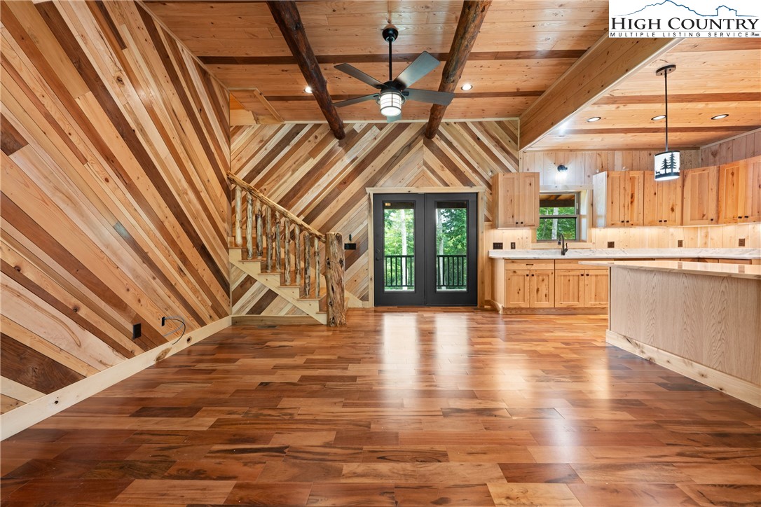 449 Hampton Ridge Road Fleetwood, NC 28626 - Photo 18 of 43 a view of an entryway with wooden floor