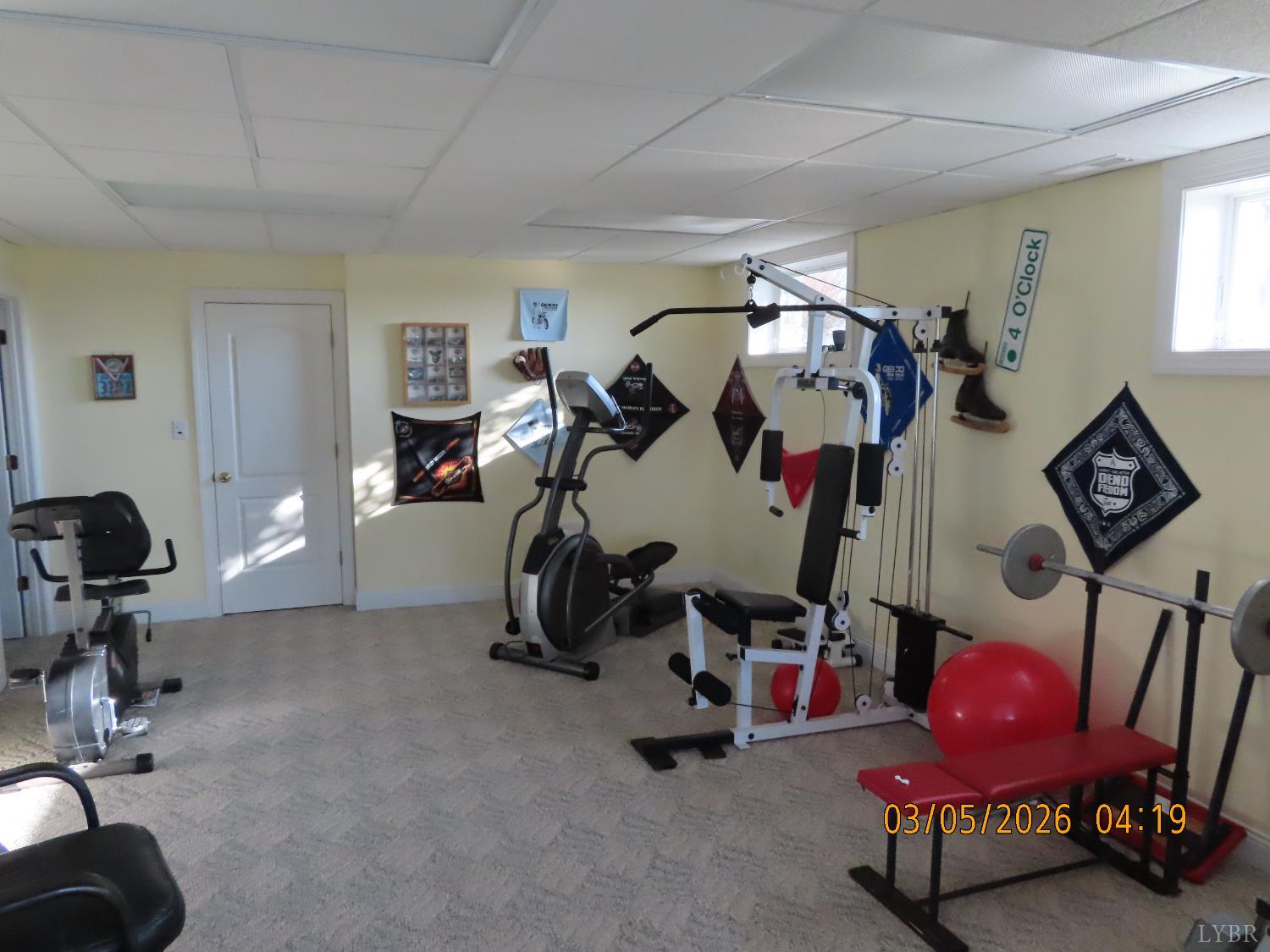 6485 Falling Creek Road Bedford, VA 24523 - Photo 31 of 50 a view of a room with gym equipment