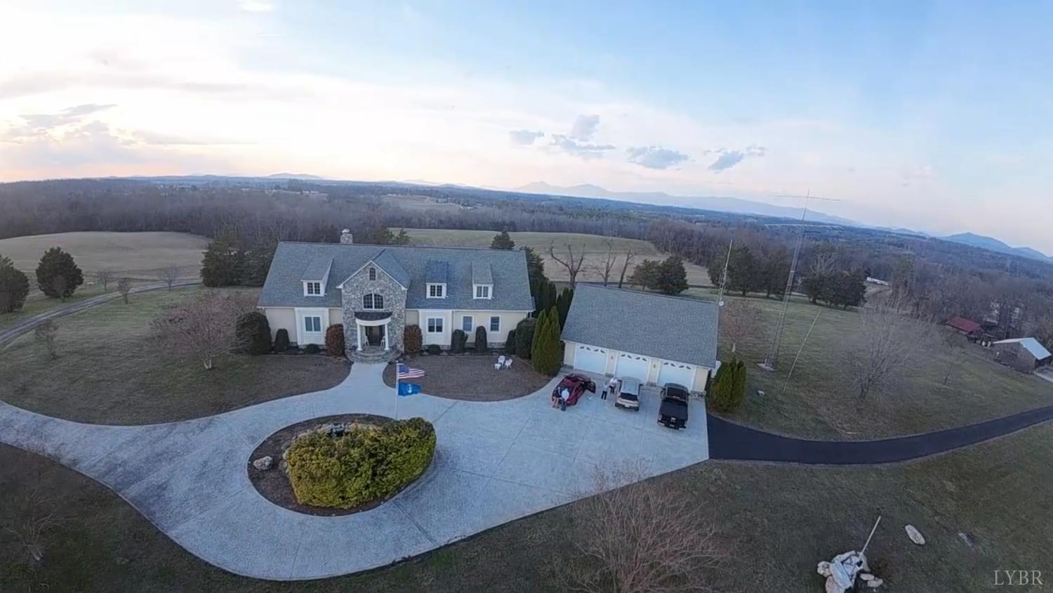 6485 Falling Creek Road Bedford, VA 24523 - Photo 48 of 50 an aerial view of a house with outdoor space