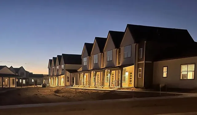 a view of street along with house