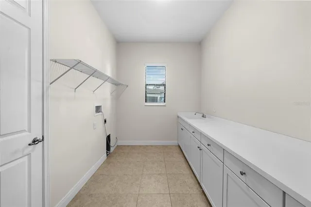 a view of yard with swimming pool and sitting area