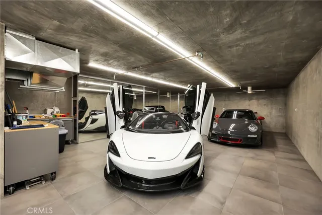 a car parked in a parking