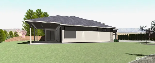 a front view of house with yard