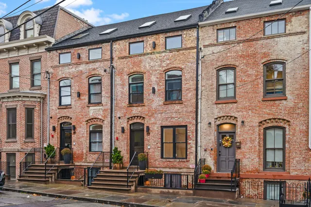 a kitchen with a stove and a sink