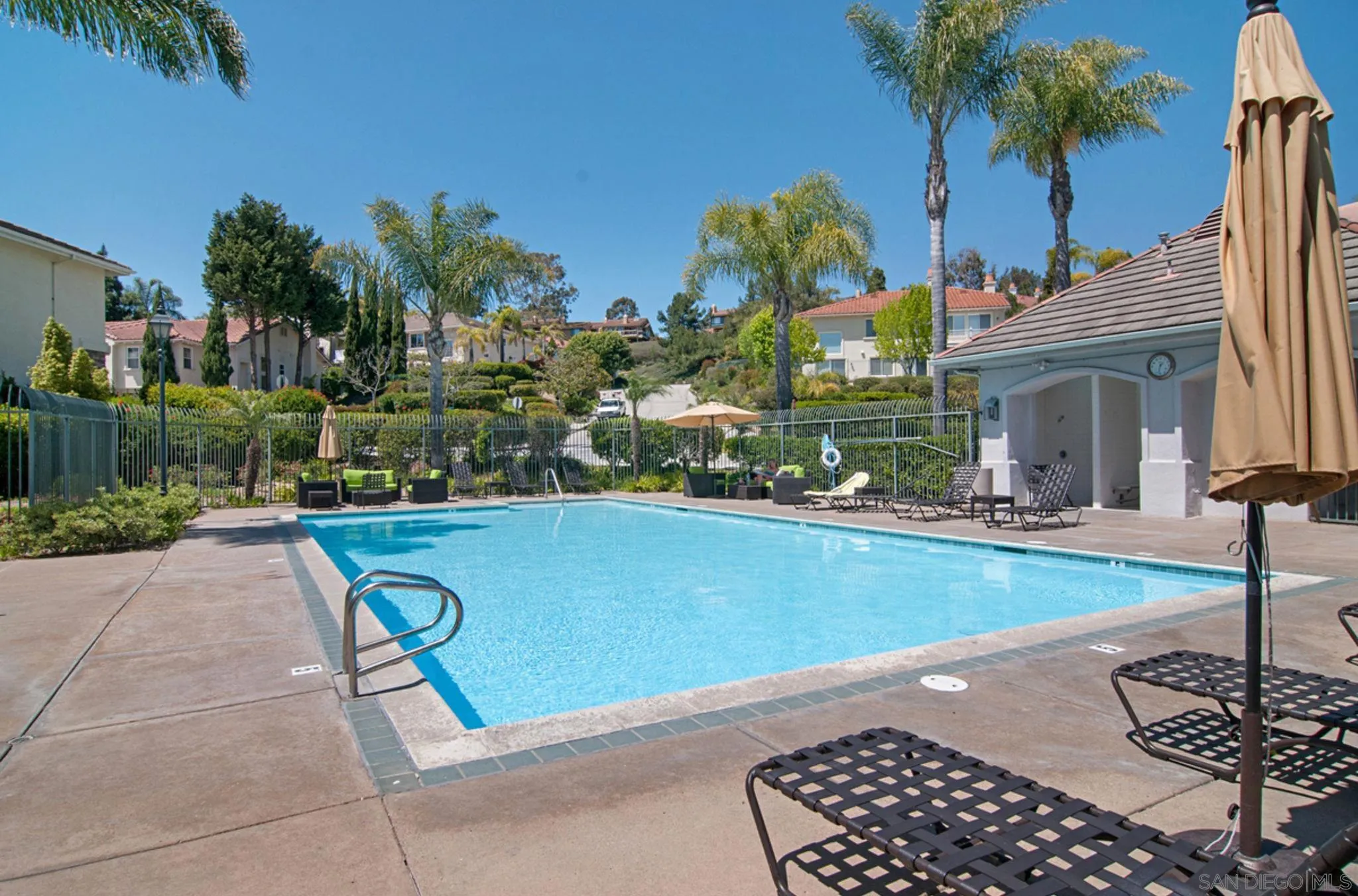 6013 Oakgate Row La Jolla, CA 92037 - Photo 44 of 50 a view of a swimming pool with a patio