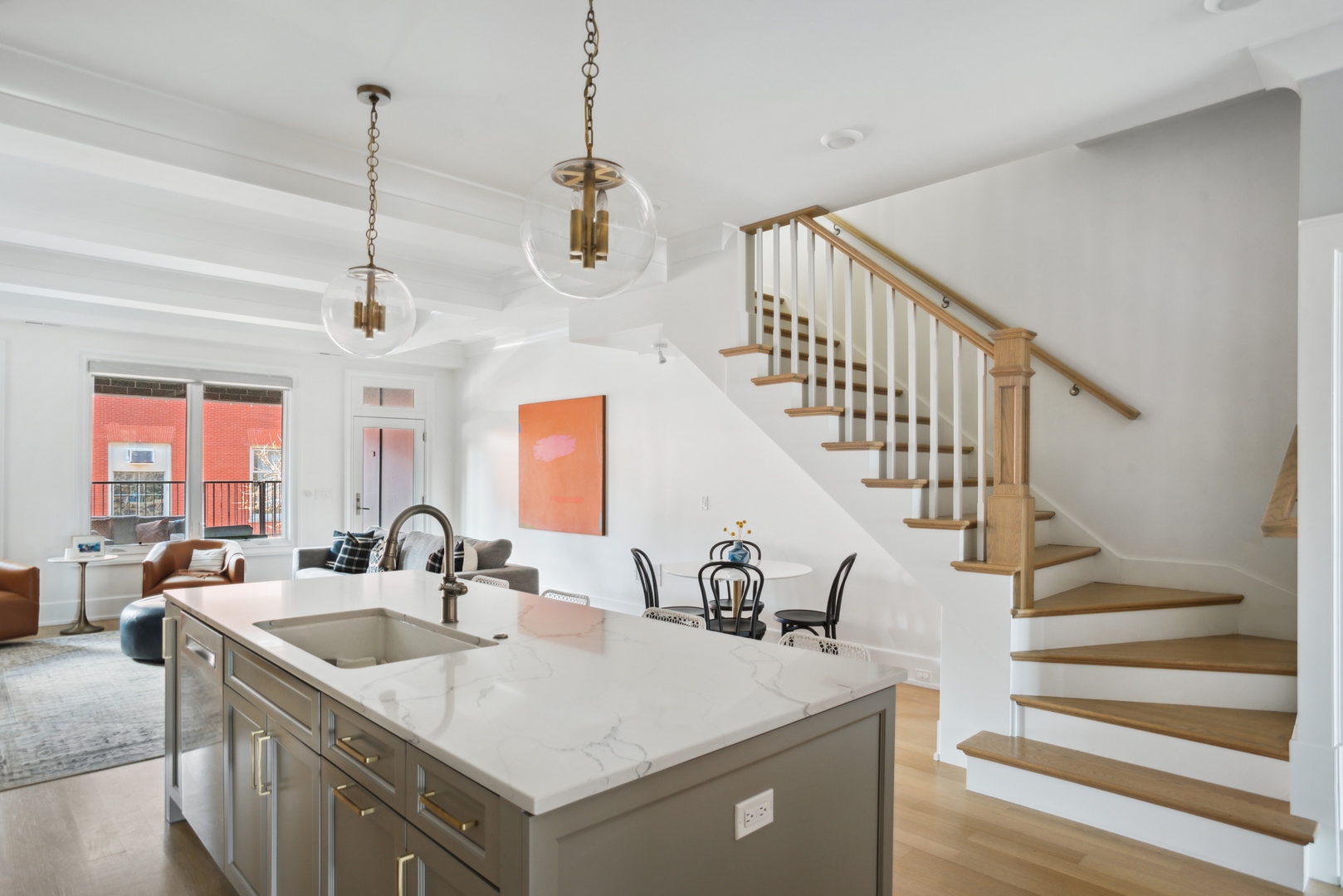 2020 North Howe Street, Unit 3S Chicago, IL 60614 - Photo 11 of 31 a kitchen with sink stove and kitchen view