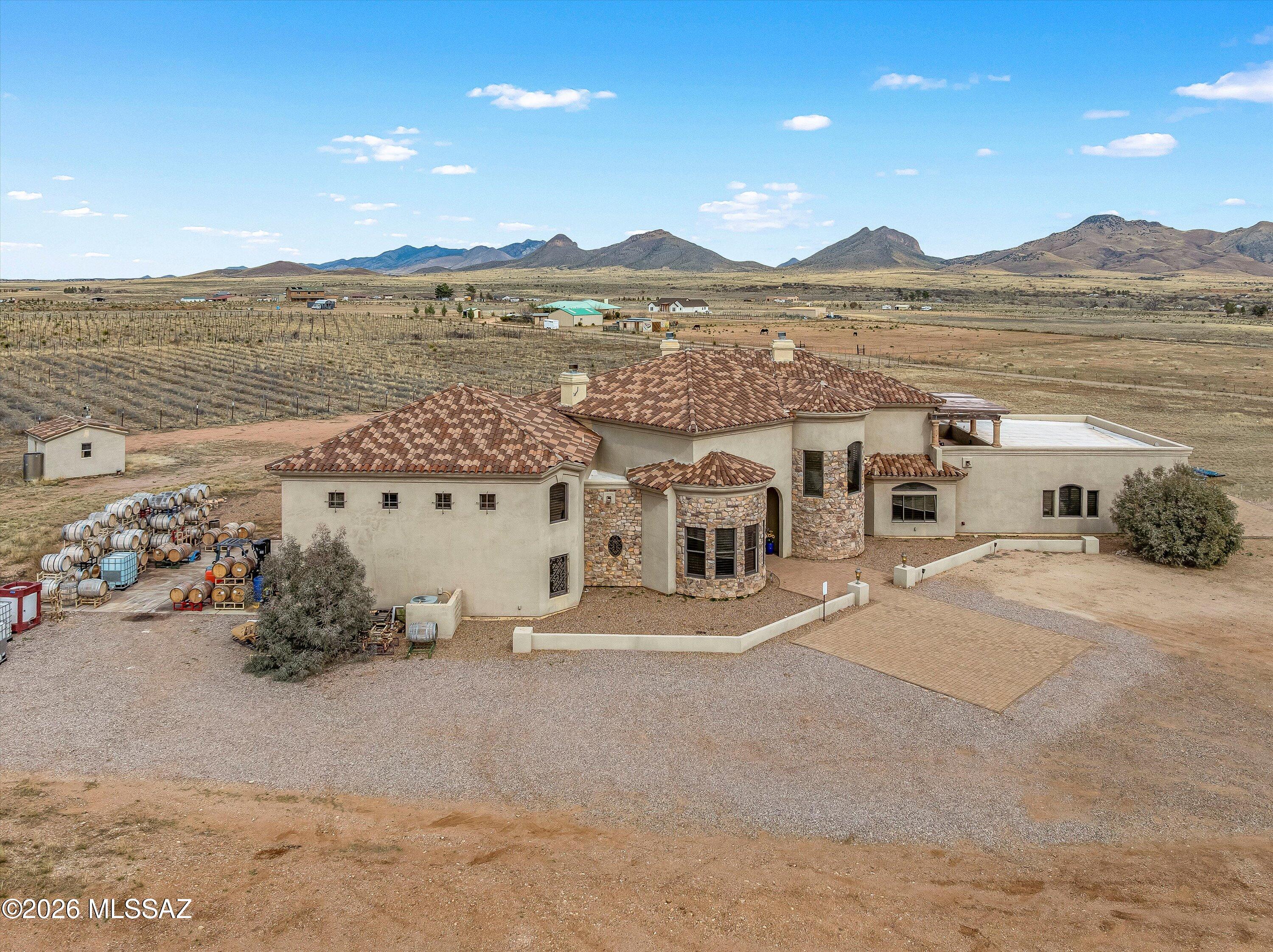 370 Elgin Road Elgin, AZ 85611 - Photo 2 of 46 59-Aerial Front