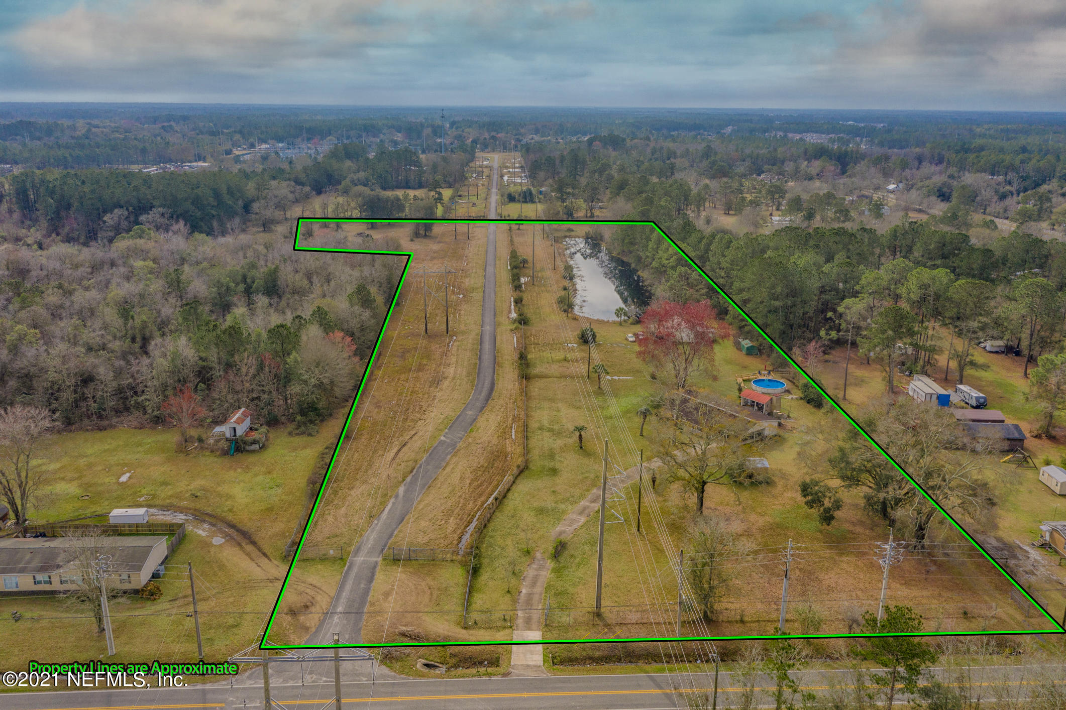 9832 Sandler Road Jacksonville, FL 32222 - Photo 1 of 19 Aerial View of Lot
