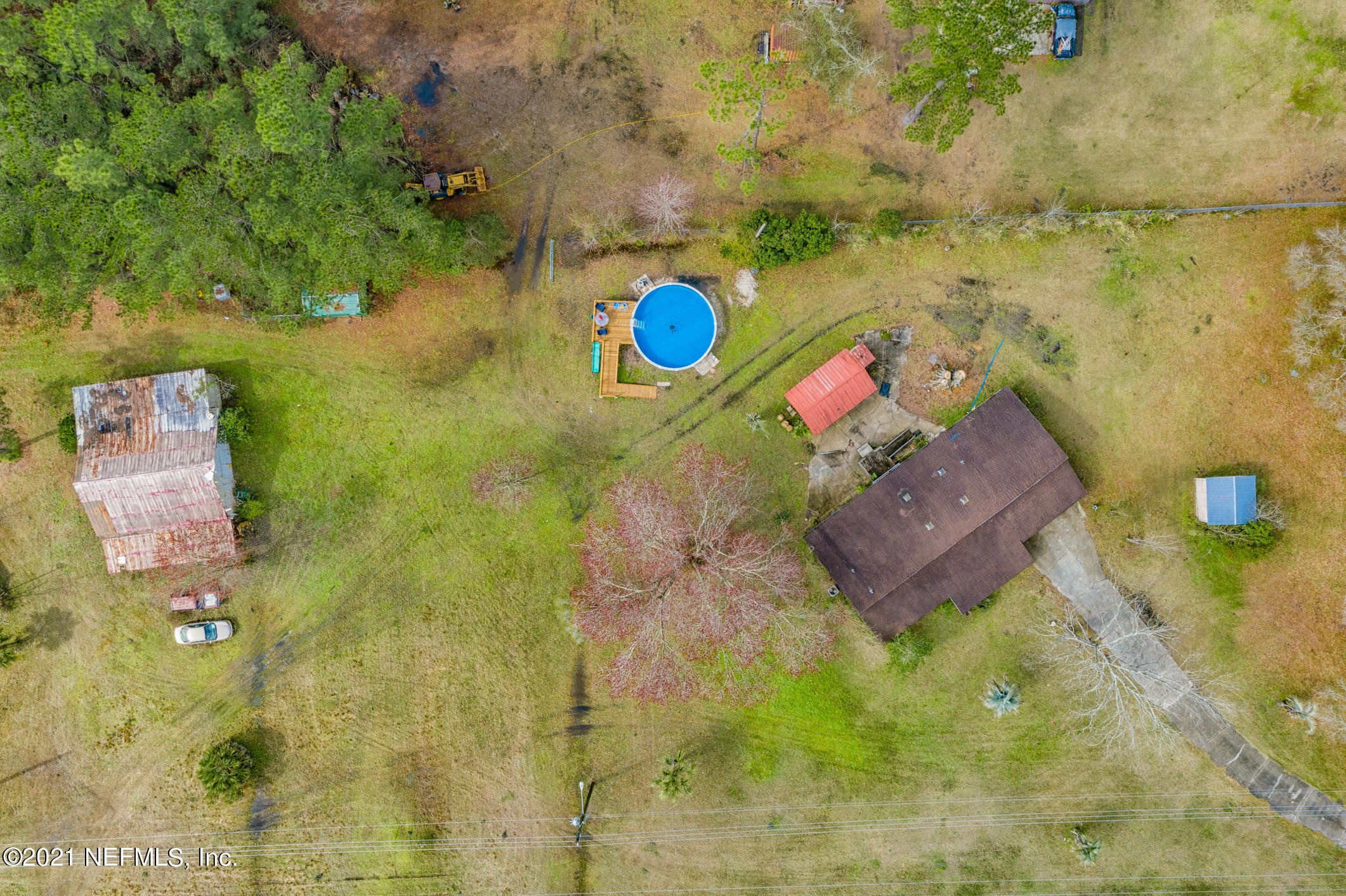 9832 Sandler Road Jacksonville, FL 32222 - Photo 19 of 19 Aerial View of Lot