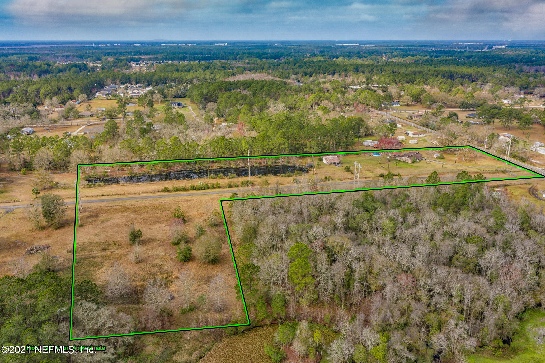 9832 Sandler Road Jacksonville, FL 32222 - Photo 3 of 19 Aerial View of Lot