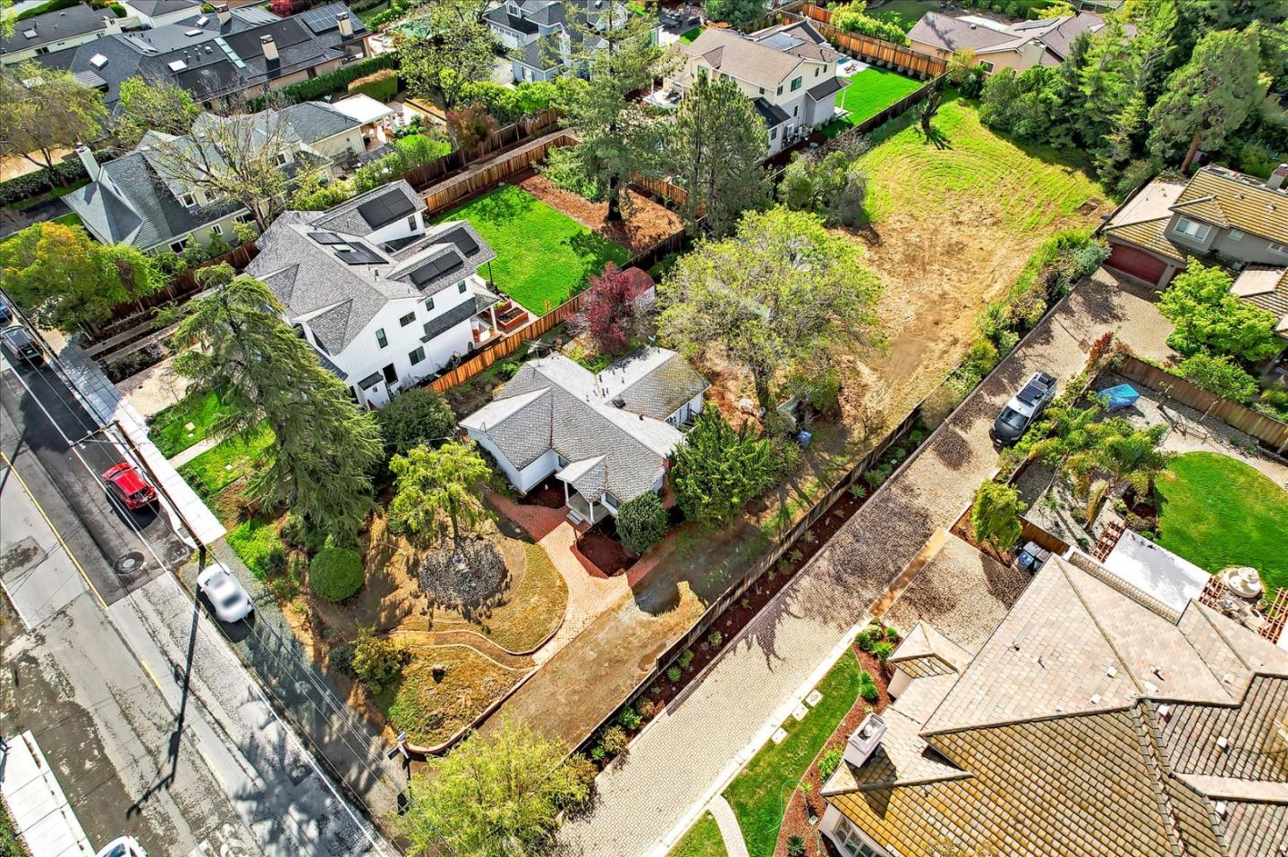 679 Sleeper Avenue Mountain View, CA 94040 - Photo 21 of 51 an aerial view of a house with a yard and potted plants
