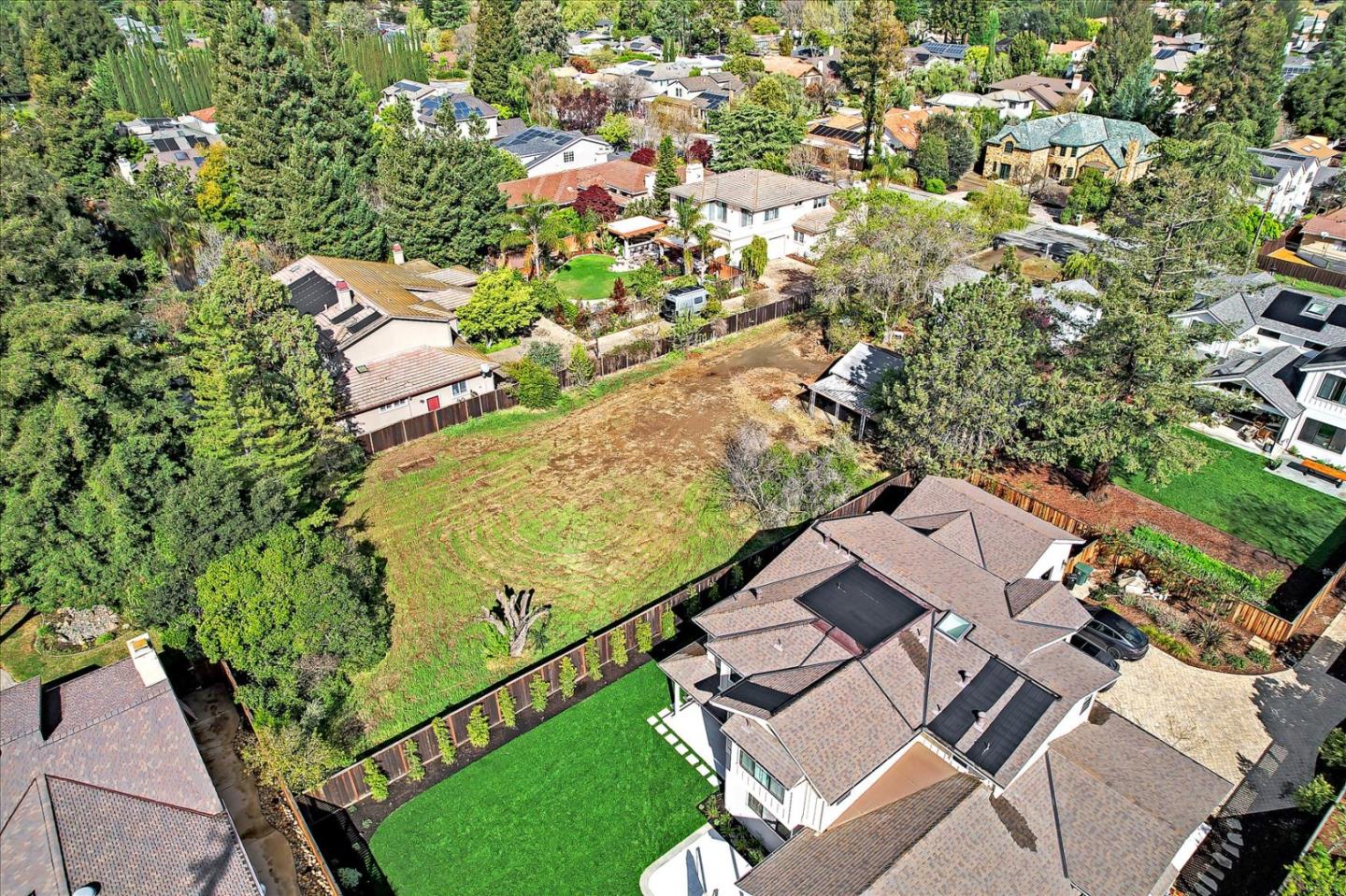 679 Sleeper Avenue Mountain View, CA 94040 - Photo 27 of 51 an aerial view of residential house with outdoor space and swimming pool