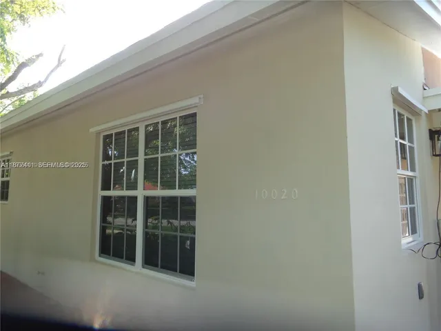 a view of front door