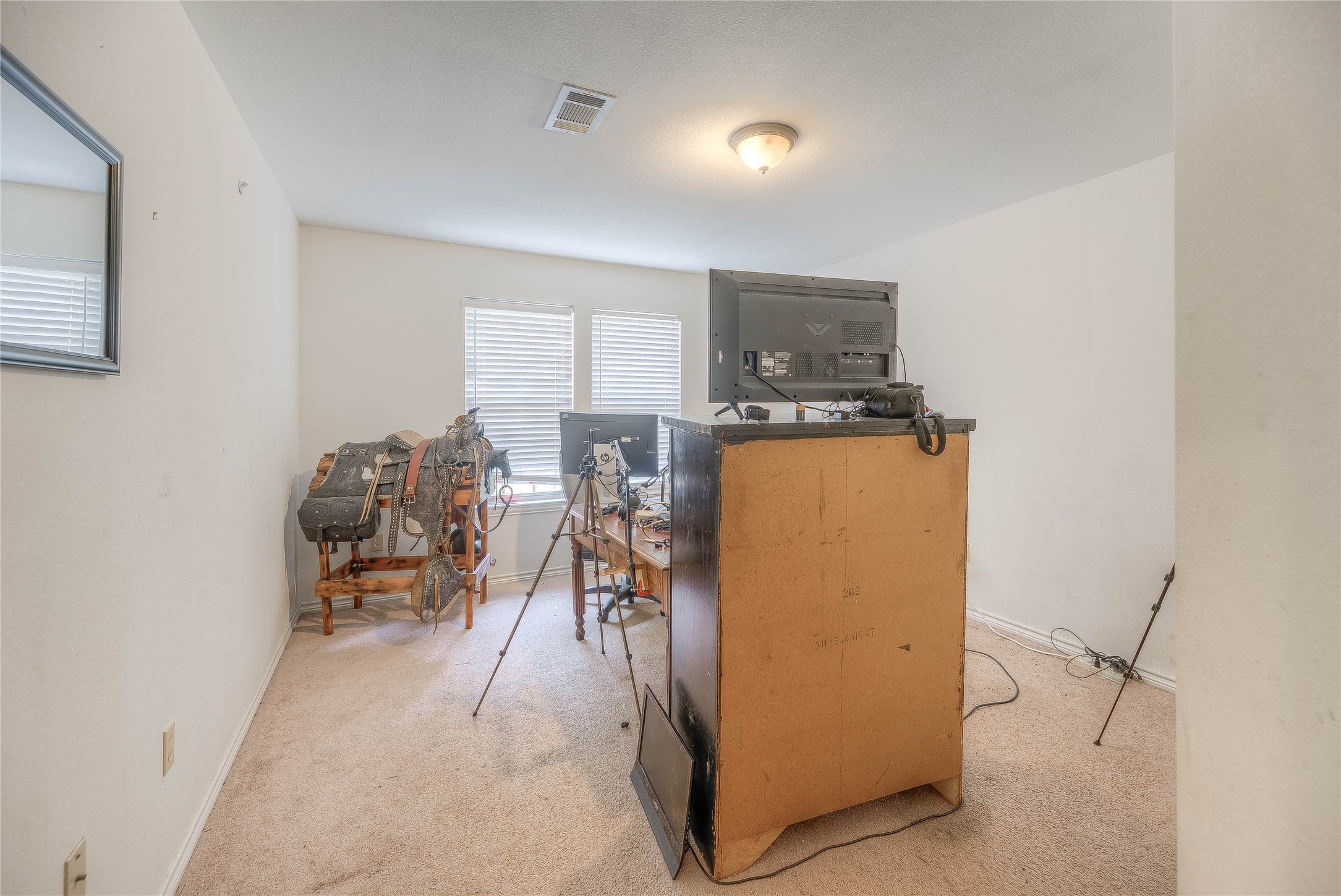 110 Happy Trails Road Coldspring, TX 77331 - Photo 16 of 49 Upstairs Bedroom currently used as an office