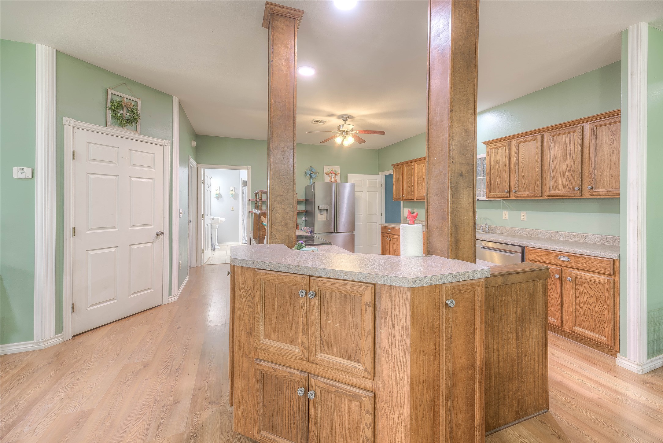 110 Happy Trails Road Coldspring, TX 77331 - Photo 6 of 49 Large kitchen with huge walk-in pantry