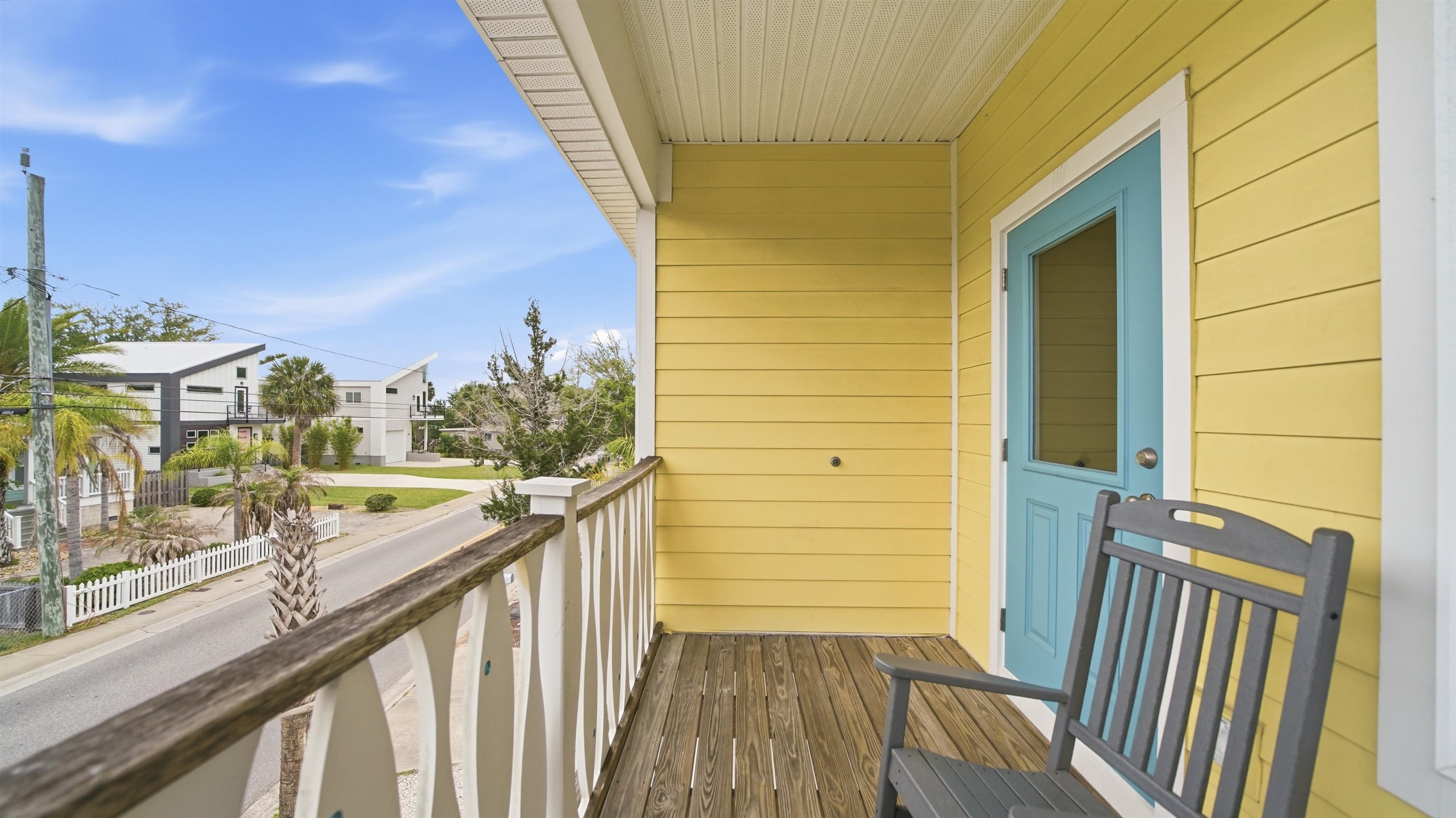 251 Riberia Street St. Augustine, FL 32084 - Photo 30 of 94 a view of balcony with wooden floor