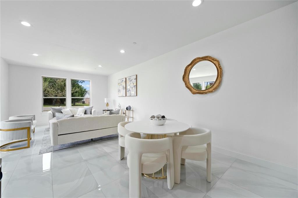 6230 Dewitt Street Sachse, TX 75048 - Photo 7 of 21 Dining space featuring recessed lighting and baseboards