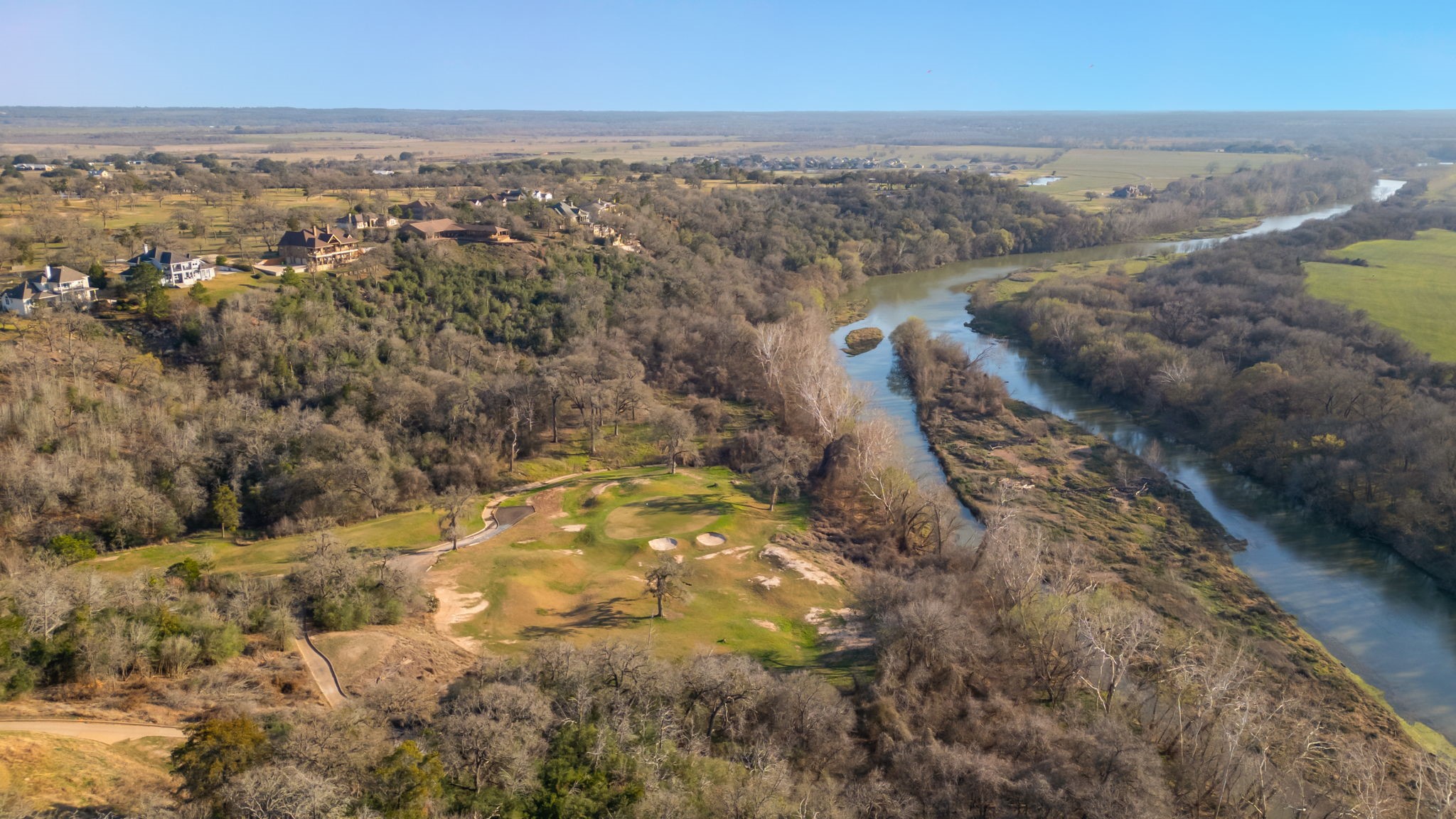 278 Porter Road Bastrop, TX 78602 - Photo 24 of 32 View of Colorado River and ColoVista Golf Club