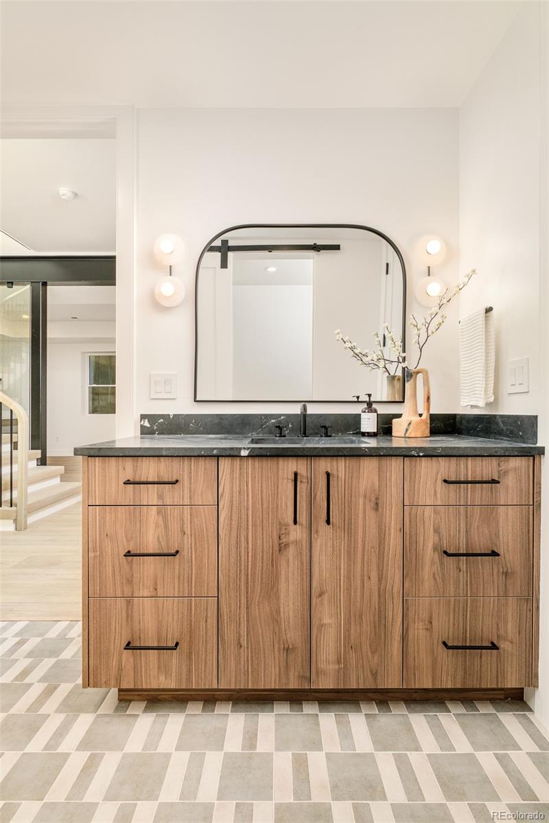 1253 South High Street Denver, CO 80210 - Photo 36 of 46 a close view of sink and tap