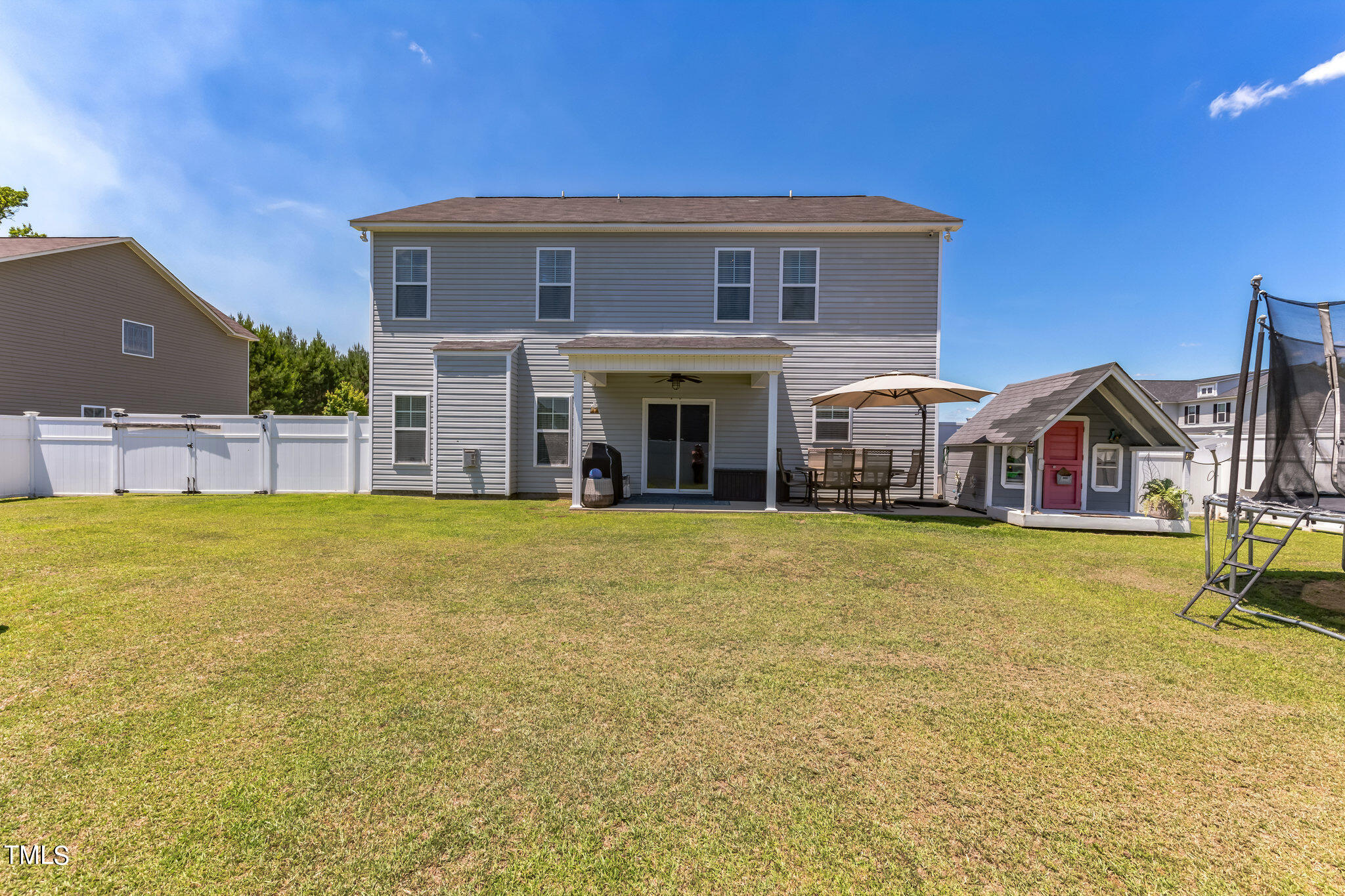 111 Oldstead Drive Raeford, NC 28376 - Photo 6 of 28 a view of a house with a swimming pool