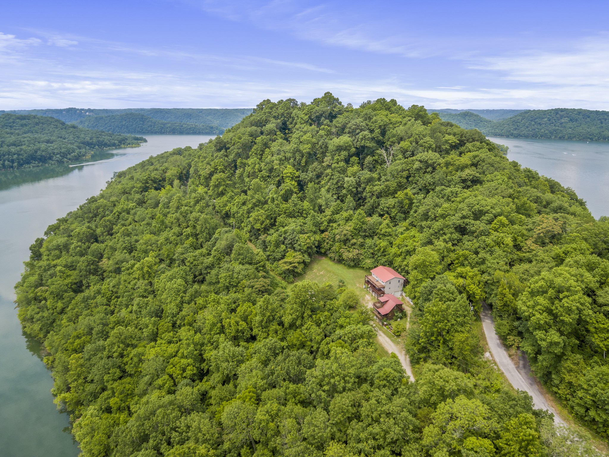 2825 Austin Bottom Road Baxter, TN 38544 - Photo 8 of 50 a backyard of a house with lots of green space and mountain view in back