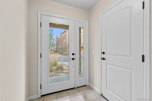 an empty room with window