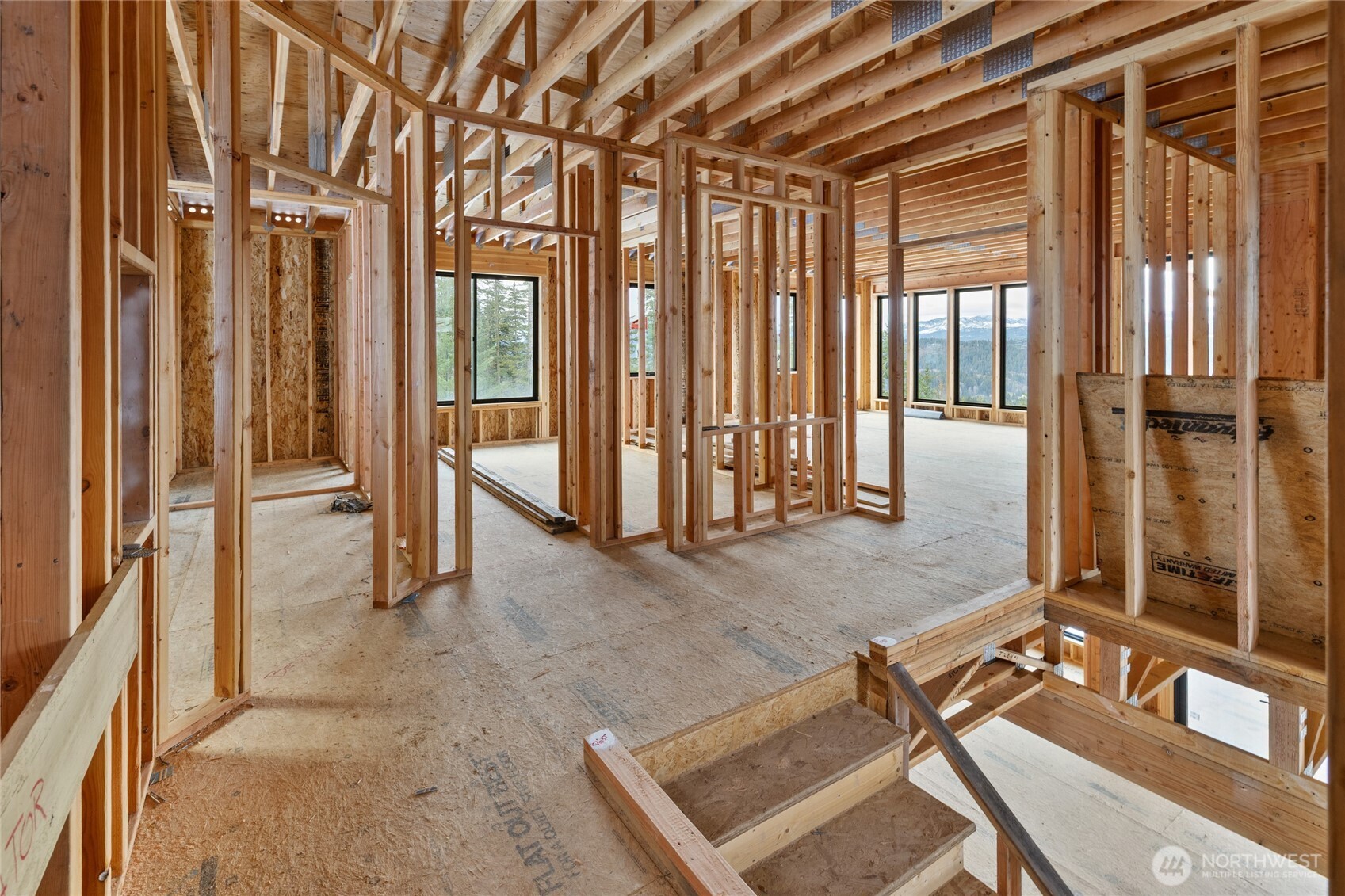 901 Whisper Creek Drive Cle Elum, WA 98922 - Photo 24 of 31 a view of an entryway with a floor to ceiling window